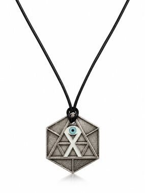 RARE 2013 Burning Man Temple of Whollyness Pendant Necklace Collector